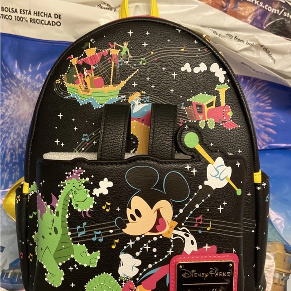 Disney Parks Main Street Electrical Parade Loungefly 50th Backpack & Ears - Picture 2 of 5